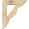 Ekena Millwork Funston Slat Rough Sawn Bracket w/ Offset Brace, Douglas Fir, 6"W x 22"D x 26"H BKT0604X22X26FST06RDF - alternate 2